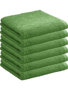Redbest  Махровое полотенце, легкое махровое полотенце, упаковка из 6 штук, цвет Oceanside, зеленый