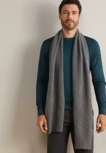 Шарф с ребристой отделкой Falconeri, Grey