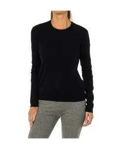 Футболка с длинными рукавами темно-синего цвета, классический дизайн. Armani Jeans, синий