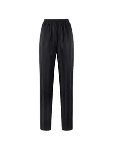 Полосатые брюки Elisabetta Franchi, черный