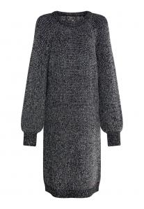 Вязаное платье faina, пятнистый черный