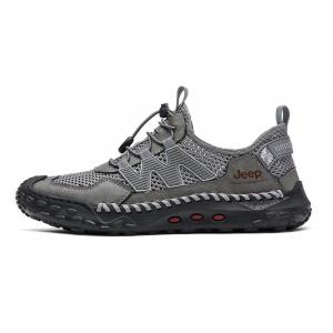 Кроссовки мужские низкие серые Jeep