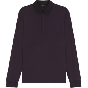 Мужская рубашка-поло FW25 Hugo Boss, темный коричневый