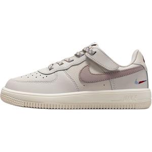 Детские скейтерские кеды Force 1 Low LV8 EasyOn для дошкольников Nike, коричневый