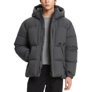New Balance Пуховая куртка унисекс, темно-серая