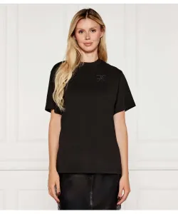 Винтажная футболка tee_19 Loose fit Hugo, черный