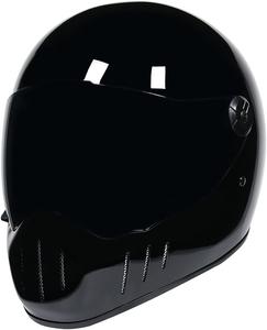 Шлем для мотоцикла ZGFHTY в стиле ретро, черный