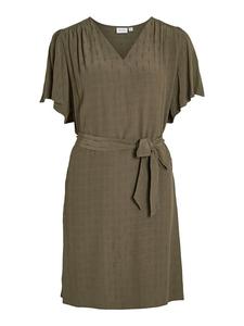 Короткое платье Vila, коричневый