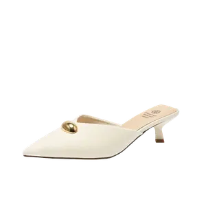 GUDIANFENGDU Закрытые тапочки женские бежевые, цвет Beige