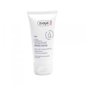 Льняное семя, крем для лица с фильтром Ziaja Med