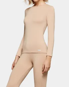 Женская термокофта с длинными рукавами и круглым вырезом Impetus, бежевый
