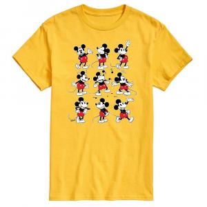Мужская футболка с рисунком Микки Мауса Disney's Poses, желтый