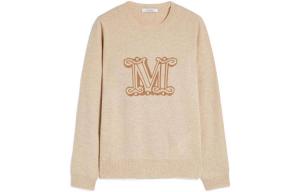 MaxMara Кашемировый свитер женский светло-бежевый Light Camel