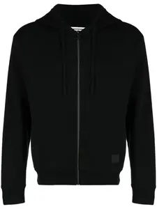 Худи на молнии с кулиской Wooyoungmi, черный