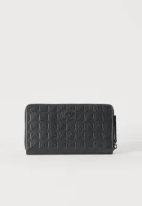 Кошелек portafoglio con zip Emporio Armani, Black