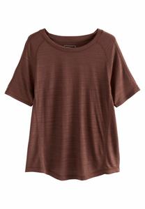 Футболка Next REGULAR FIT- ACTIVE CREW NECK LIGHTWEIGHT SHORT SLEEVE, Rust Brown/Mottled Brown
