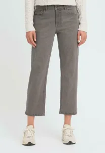 Свободные джинсы oxhelle с высокой талией и завышенной талией (мом-джинсы) Oxmo, Mid Grey Denim