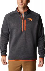 Columbia мужская флисовая толстовка Collegiate Canyon Point с молнией до половины, Team Color