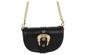 VERSACE JEANS COUTURE Полиэстеровая сумка через плечо женская черная