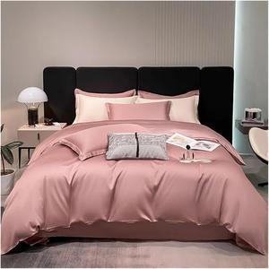 Generic Комплект постельного белья из дышащего хлопка Pink