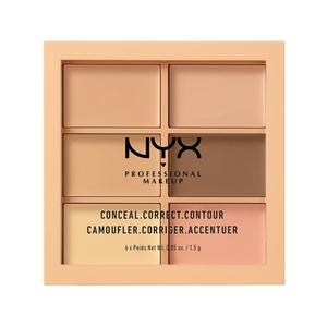 Палитра консилеров NYX Professional Makeup, цвет 3cp01 light, 6 x 1,5 гр