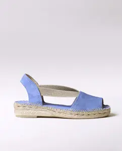 Женские замшевые эспадрильи на танкетке с резинкой Toni Pons, синий