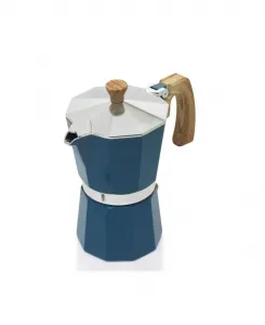 Алюминиевая кофеварка для эспрессо на 3 чашки Sedona Kitchen, синий