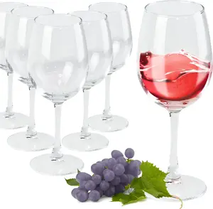 Набор бокалов для вина, 6 предметов, 46,50 мл, можно мыть в посудомоечной машине, бокалы для белого вина, подарочные бокалы для вина, прозрачные EDANTI