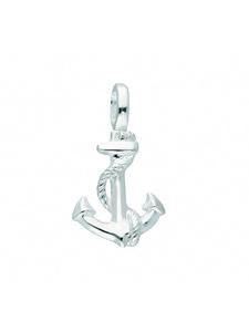 Adeliás Женский кулон в виде якоря из серебра 925 пробы