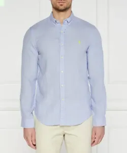 Рубашка Лниана Slim fit Polo Ralph Lauren, синий
