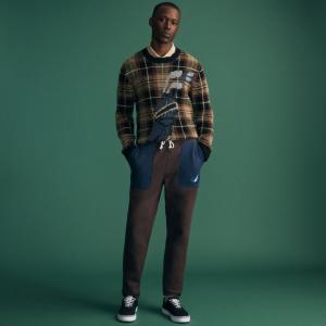 Мужские флисовые джоггеры Nautica Eddie Win X Nautica, цвет black coffee