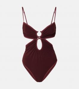 Купальник Sunny Days с вырезами и сборками Johanna Ortiz, Madero/Wine