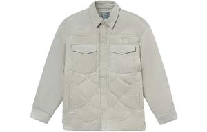 Спортивная модная стеганая куртка мужская желтая/серая Lining, желтый/серый