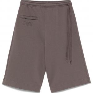 Шорты с принтом в цифрах MM6 Maison Margiela, коричневый