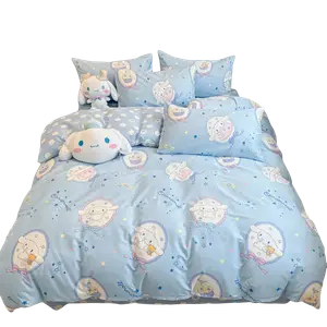 100% Cotton Print Пододеяльник Sanrio, синий