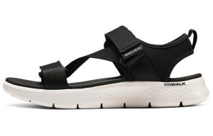 Пляжные сандалии женские черные/белые Skechers