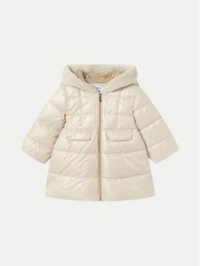 Пуховик стандартного кроя Mayoral, бежевый