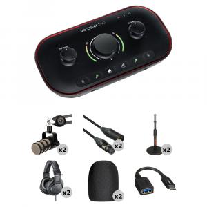 Focusrite Vocaster Two 2-Person Podcasting Kit