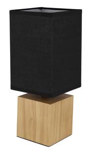 Настольная лампа Novel, 12x12x30 см, натуральный/черный