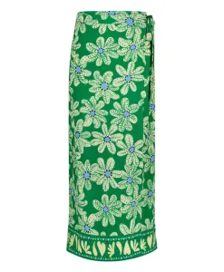 Прямая юбка Бобо Fabienne Chapot, зеленый