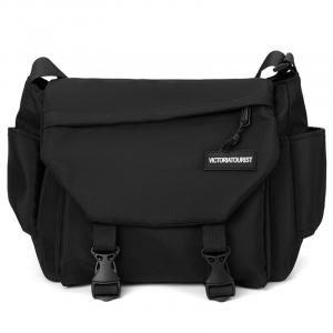 Victorian traveler Полиэстеровый мессенджер через плечо кроссбоди унисекс, Black