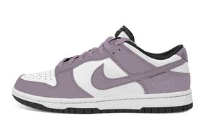 Nike Кроссовки для скейтбординга Dunk Purple Mist Dooro Bear с низким верхом, устойчивые к истиранию, унисекс, фиолетовые и белые