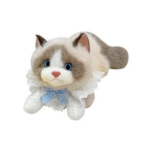 Кукла Faux Real Doll Cat плюшевая кукла высота 45см/55см MENGMENGBUNNY
