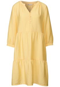 Платье-рубашка STREET ONE, лимонно-желтый