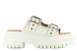 Мюли на химической платформе Yuu Jou, белый