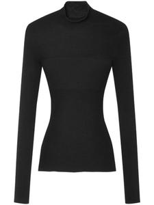 Versace вязаный топ с Медузой, черный