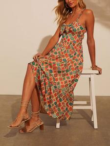 Платье LA Angels, цвет beige/grün/orange