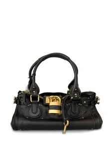 Сумка-тоут Paddington с замком-подвеской Chloé, коричневый