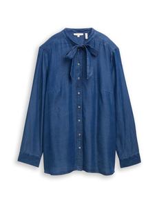 Блуза Tom Tailor Women +, темно-синий