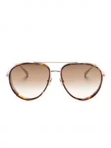 Солнцезащитные очки-пилоты Dimitry Linda Farrow, золотой